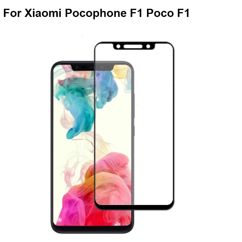 

2 шт. для Xiaomi Mi F1 маленький F1 стекло закаленное Полное покрытие Закаленное стекло пленка для защиты экрана пленка для Xiaomi Pocophone F1 F 1