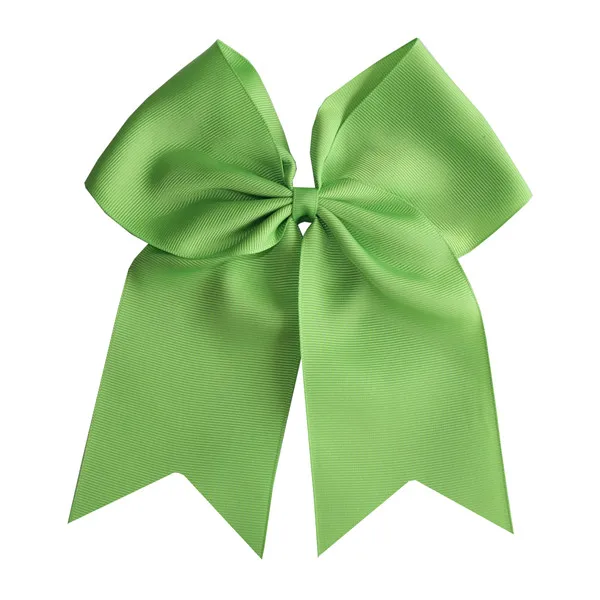 550 Apple Green 2 шт. 8 дюймов бант для волос с зажимами ведущий бант большой бант для волос заколки для волос праздничные танцевальные банты бант для волос для девочек - Цвет: 550 Apple Green