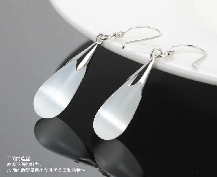 Новые модные женские серьги LUKENI в виде розовых капель воды аксессуары