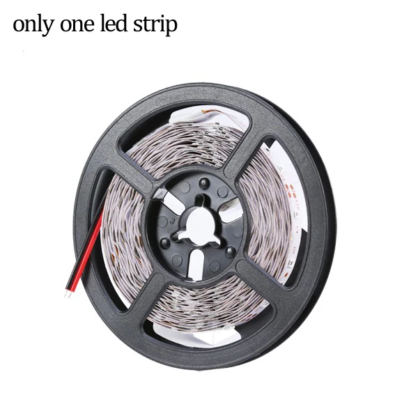 only strip 5 m 300Led не обладает водонепроницаемостью: цветная(RGB) Светодиодная лампа с 2835 DC12V 60 светодиодов/M гибкая ремень с белый/теплый белый/синий/зеленый - Испускаемый цвет: only strip