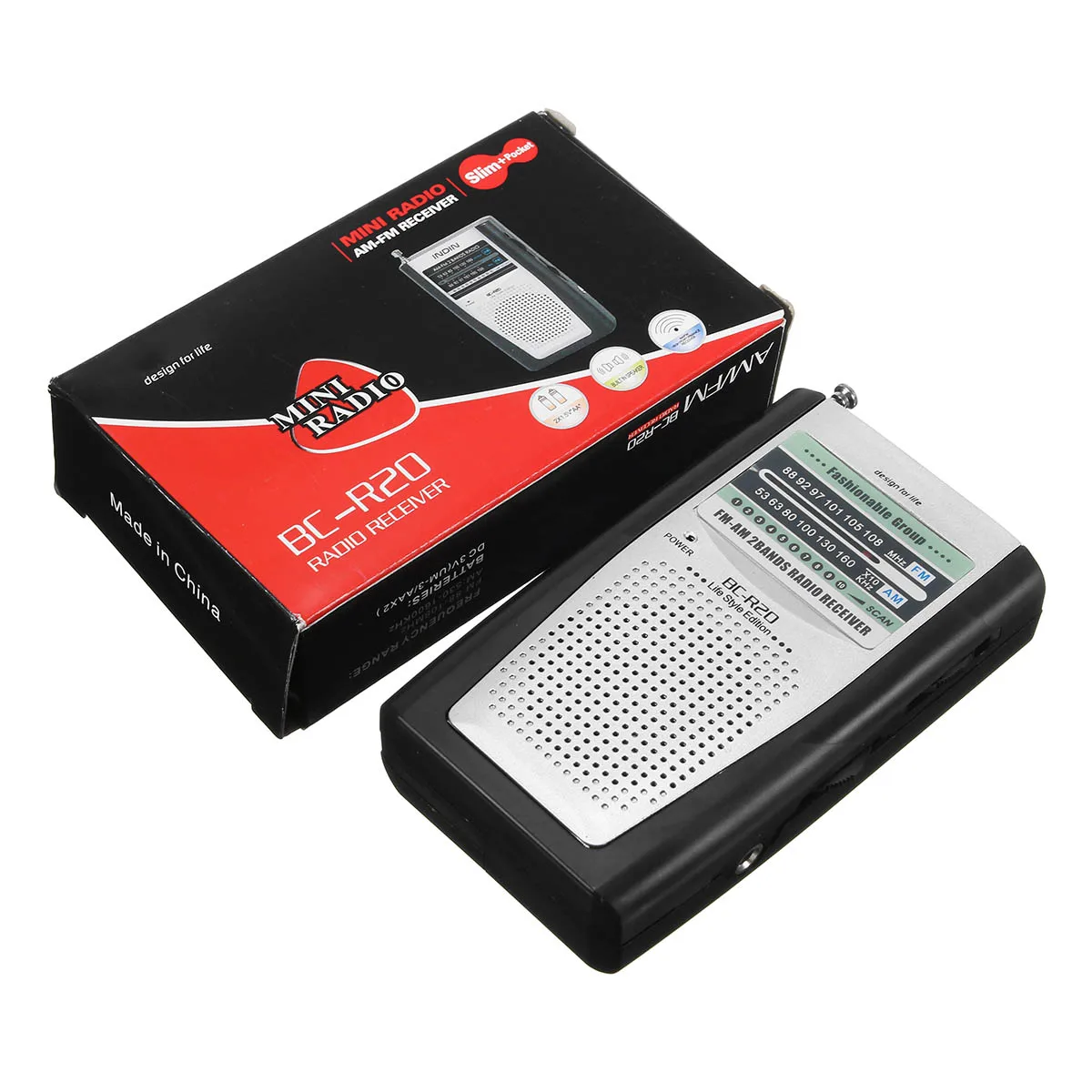 Портативное мини радио LEORY телескопическая антенна AM FM мировая лента стерео