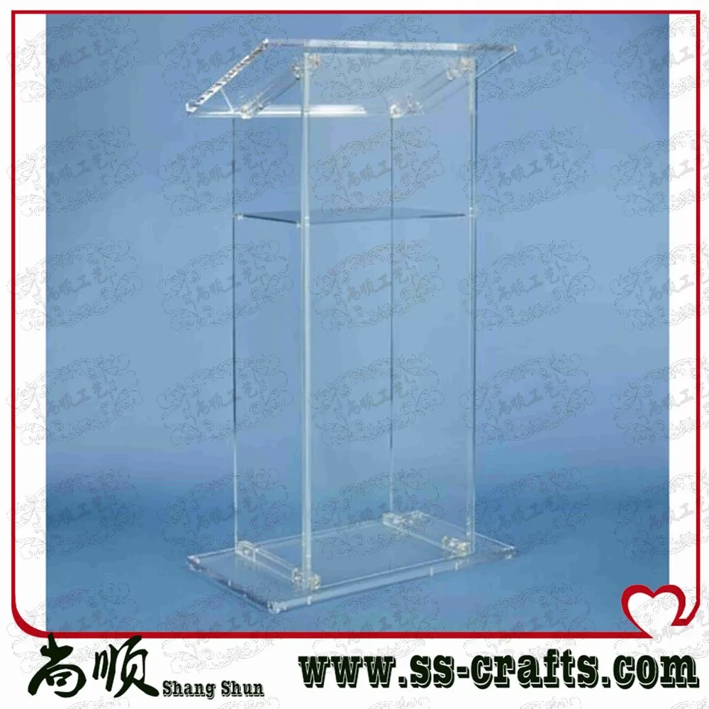 

free shipping Acrylic Lectern Perspex Podium Plexiglass Church Pulpit cheap church podium