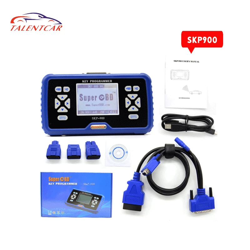 100% Оригинальный SUPEROBD SKP 900 SKP900 OBD2 ручной автомобильный ключевой программатор