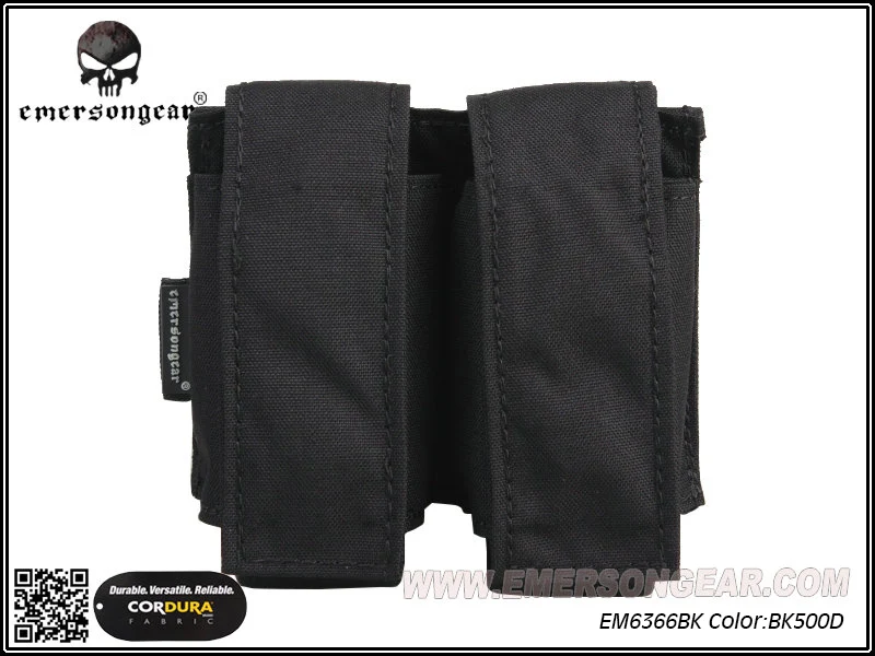 Emersongear LBT Стиль 40 мм двойная сумка для магазина Боевая Molle Магнитная EM6366 черная|pouch