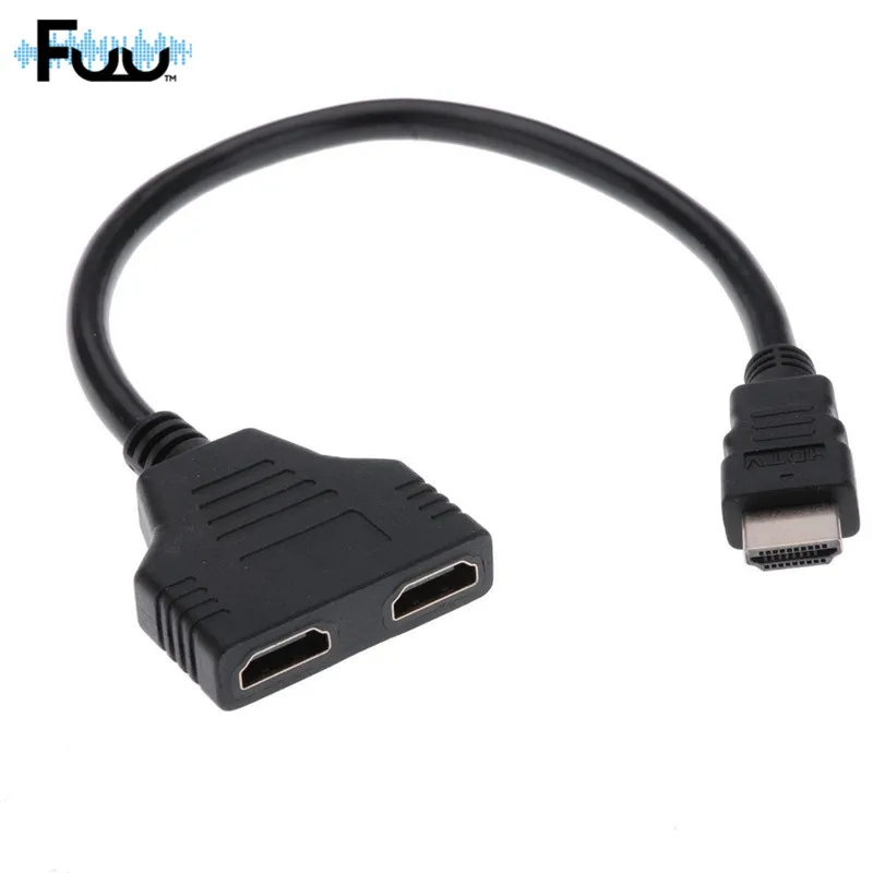 1080P 2 порта HDMI сплиттер 1 в Выход папа к Femal видео кабель адаптер Hdmi переключатель
