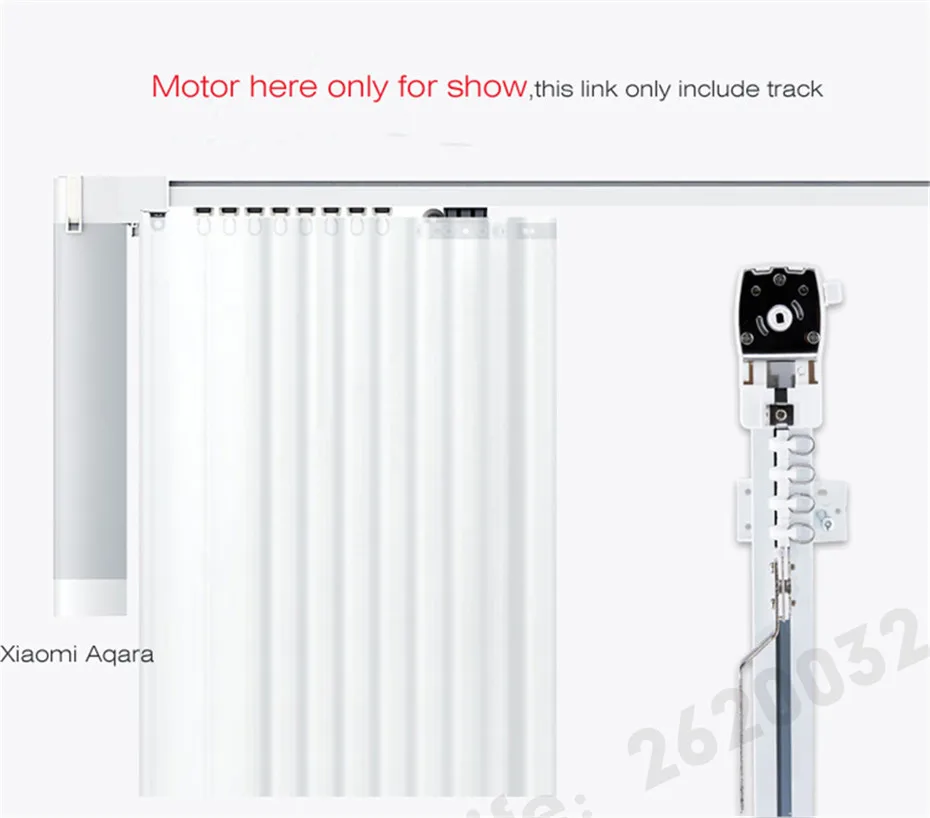7 м или менее высокое качество дорожки для Xiao mi Aqara мотор, Zigbee Wifi шторная система, mi HOME App умный пульт дистанционного управления бесшумный рельс