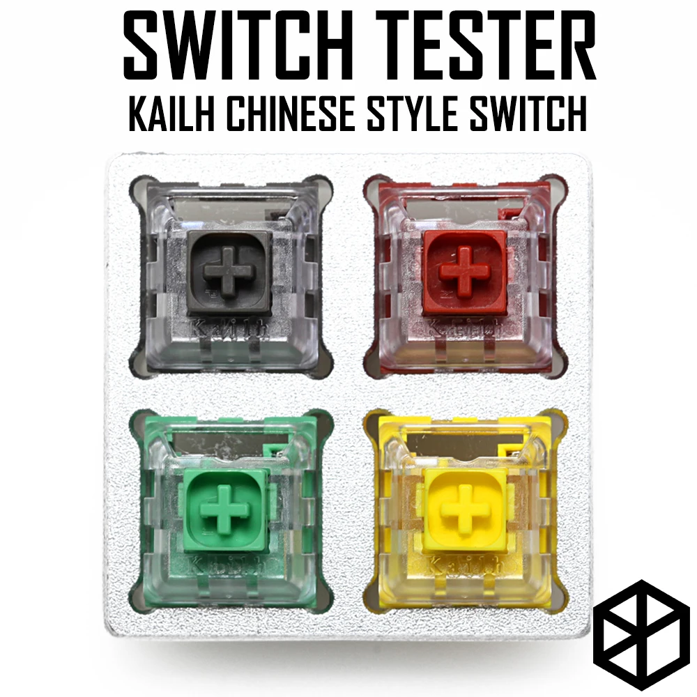 Алюминиевый или акриловый тестер переключателей 2X2 kailh box переключатели в