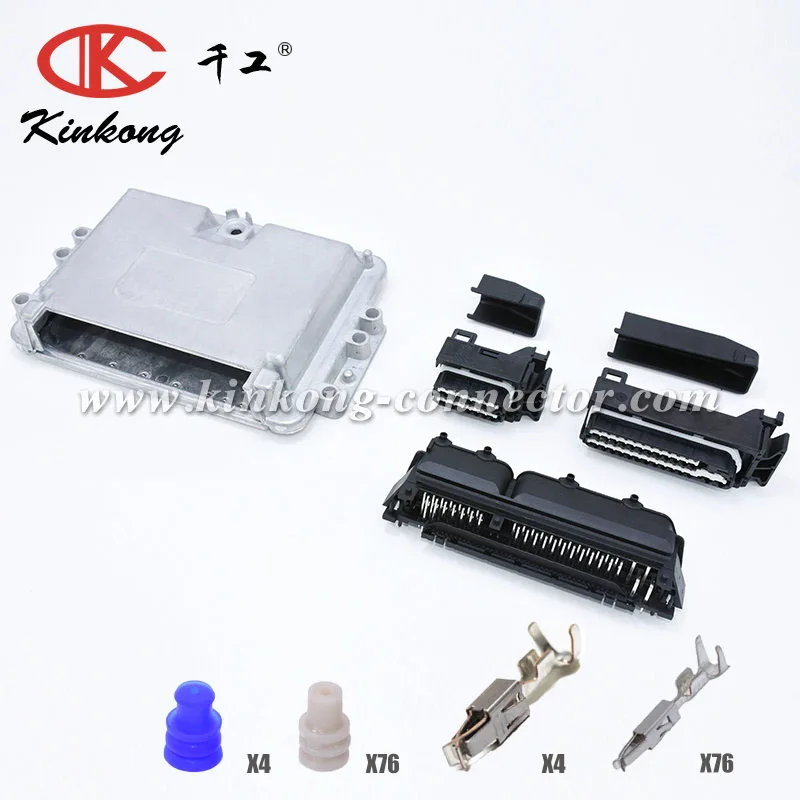 Блок управления двигателем Kinkong для автомобилей 80P ECU Box ECM с разъемами
