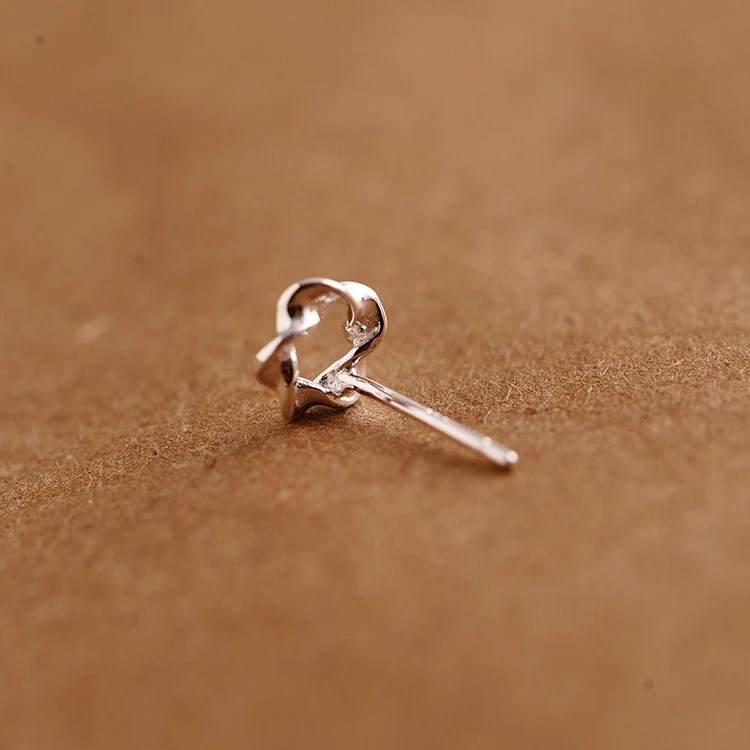 Маленькие серьги svtwisted из стерлингового серебра 925 пробы модные простые женские в