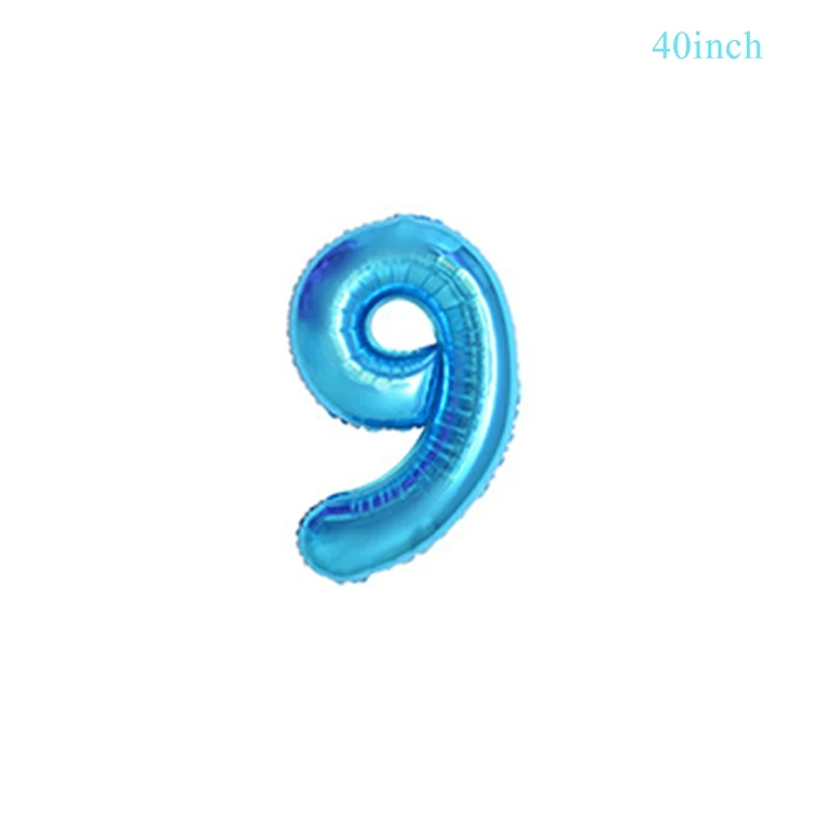 Blue 9 LAPHIL Синий Розовый фольгированные шары Свадебные Воздушные шары с днем рождения украшения дети мальчик девочка душ Гелиевый шар Декор - Цвет: Blue 9