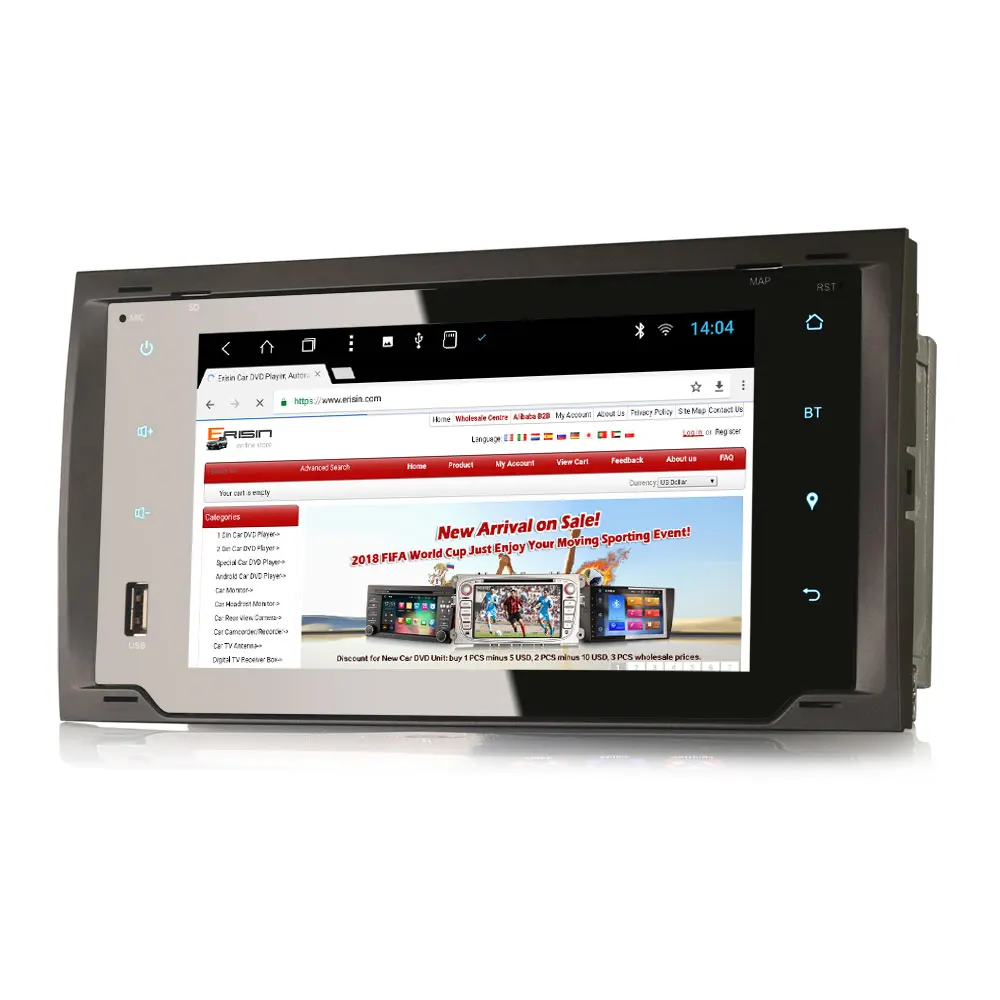 7 &quotAndroid 8 1 OS автомобильный мультимедийный навигатор gps радио для Ford Transit 2005-2011 и