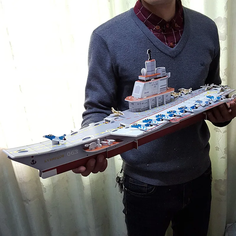 3D Бумажная Строительная игрушка в подарок сборная игра супер военные корабли США