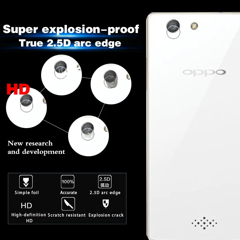 Ультра тонкая задняя Камера объектив из закаленного Стекло пленка для OPPO A31 A31t