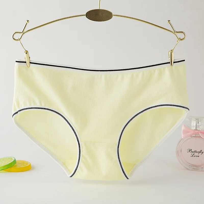 yellow Новинка, женские трусики, хлопок, сексуальные, Calcinhas, женские трусики, Culotte Femme, женские трусы, трусики, нижнее белье, женские шорты, трусы для девушек - Цвет: yellow