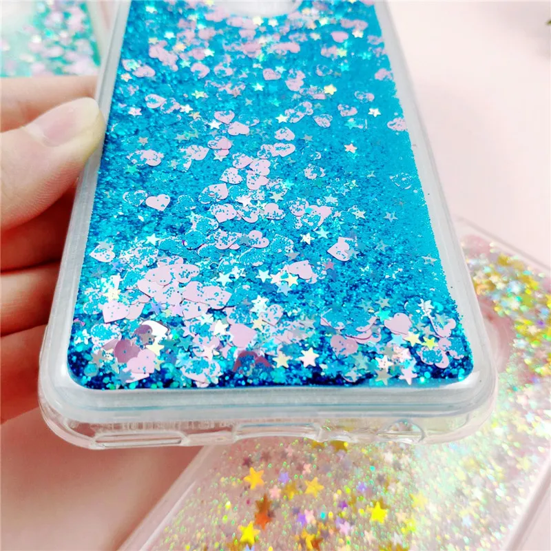 Huawei P Smart чехол, блестящий чехол для Coque huawei P Smart Plus PSmart, Жидкостная динамика, мягкий силиконовый чехол для телефона s