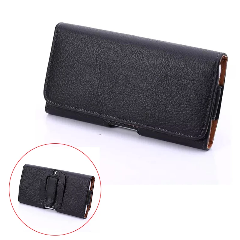 Fashion PU Leather Waist Belt Pocket Holster Bag Phone Case For huawei p8 p9 lite honor 7 5x 5c y6 g8 5.5&quot Below Cover |