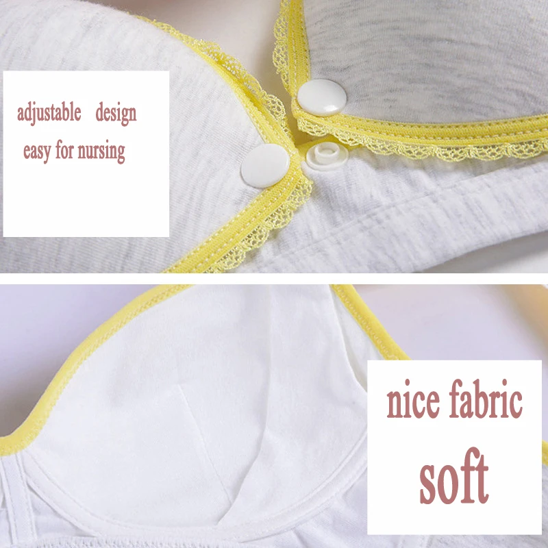 

Sunbaby New Fashion Striped Nursing Bra For Pregnant Women Nice Fabric comfortable U backside 3 hook and eye maternity bra