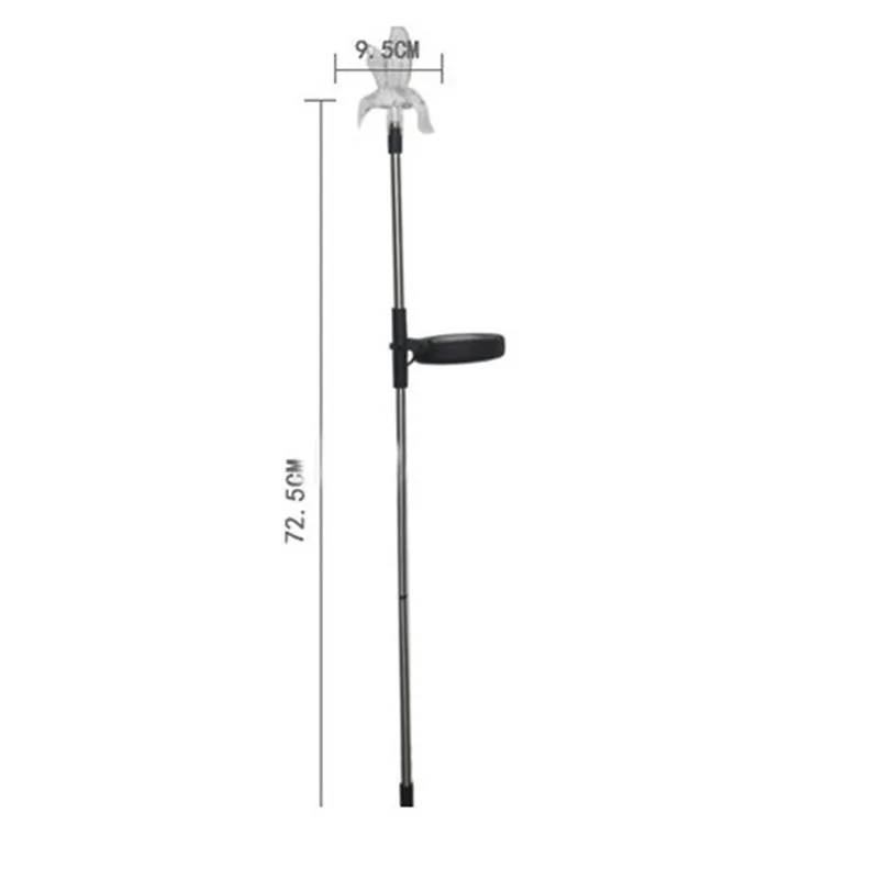 Цветной RGB белый Садовый Солнечный Светильник Стрекоза/бабочка/птица лужайка