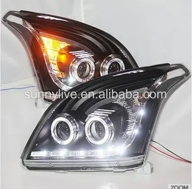 

FJ120 LC120 Prado 2700/4000 LED head lamp for TOYOTA 2003-2009 year Black V3
