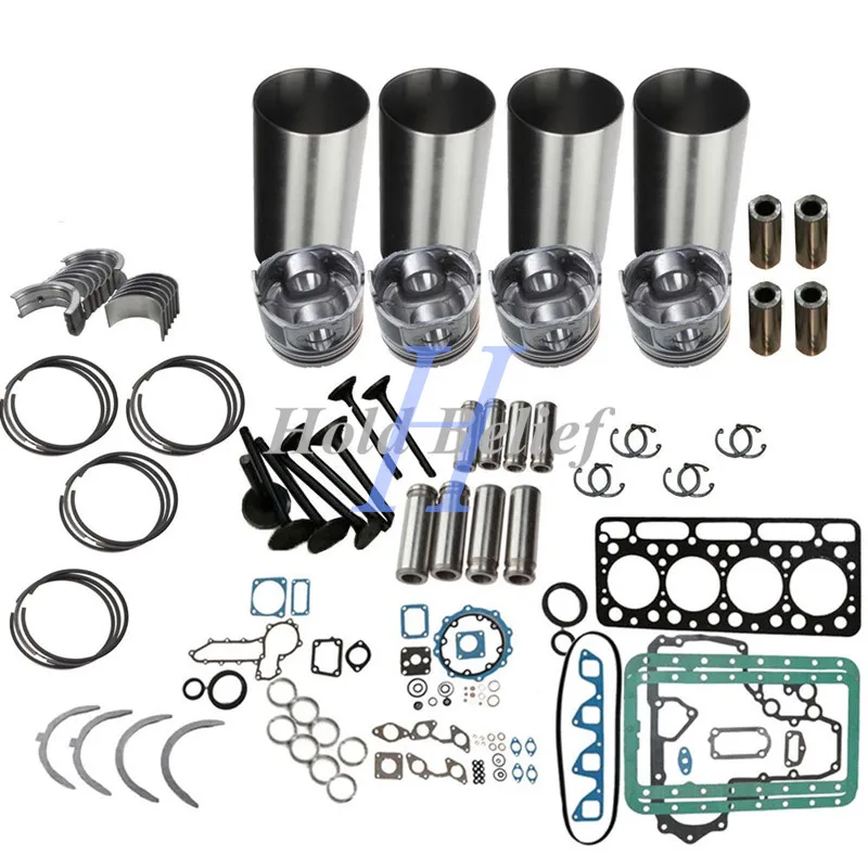 Новый капитальный Ремонтный комплект для двигателя Mitsubishi S4L трактора SAME Solaris
