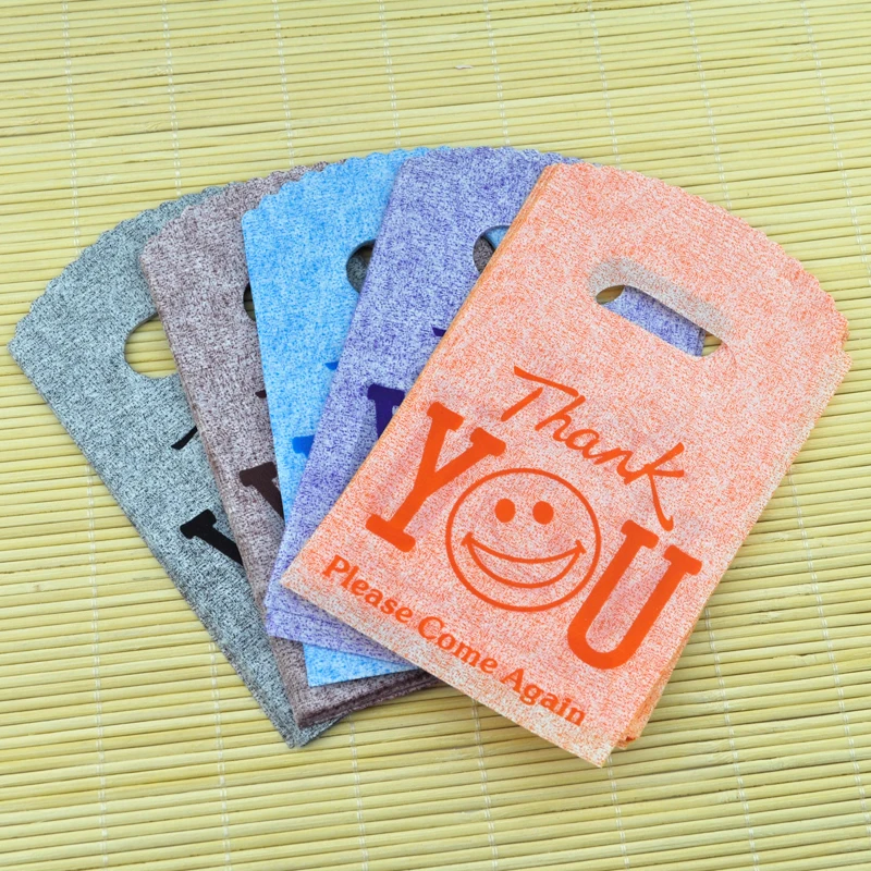 Wholesale 50pcs/pack 9*15cm Mini Plastic Gift Bag Pouches Cute Style Small Jewelry Packaging Bags Plastic Jewelry Pouches