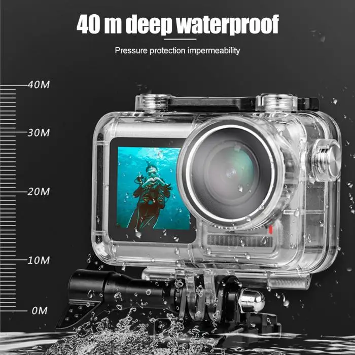 

40 M Meters Waterproof Case for DJI Osmo Action Sports Camera Accessories Housing Case Diving Protective Housing Shell Protector