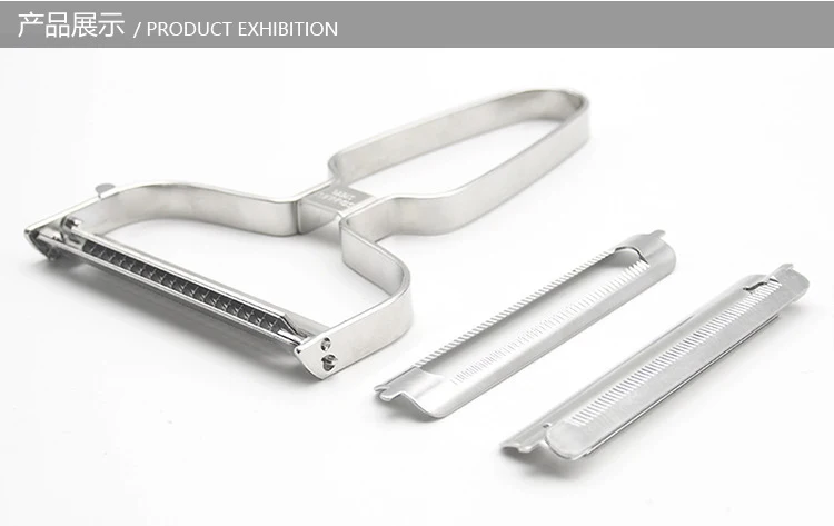 Бренд 3 в 1 Ultra Sharp Julienne Advanced Extra Wide X-большая, из нержавеющей стали Trio speed graeers Овощечистка с зубчатыми 3 лезвиями