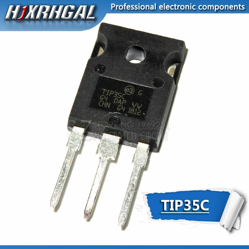Бесплатная доставка 10 шт./лот звуковой транзистор TIP35C TIP35 TO 3P 100 в 25A NPN новый