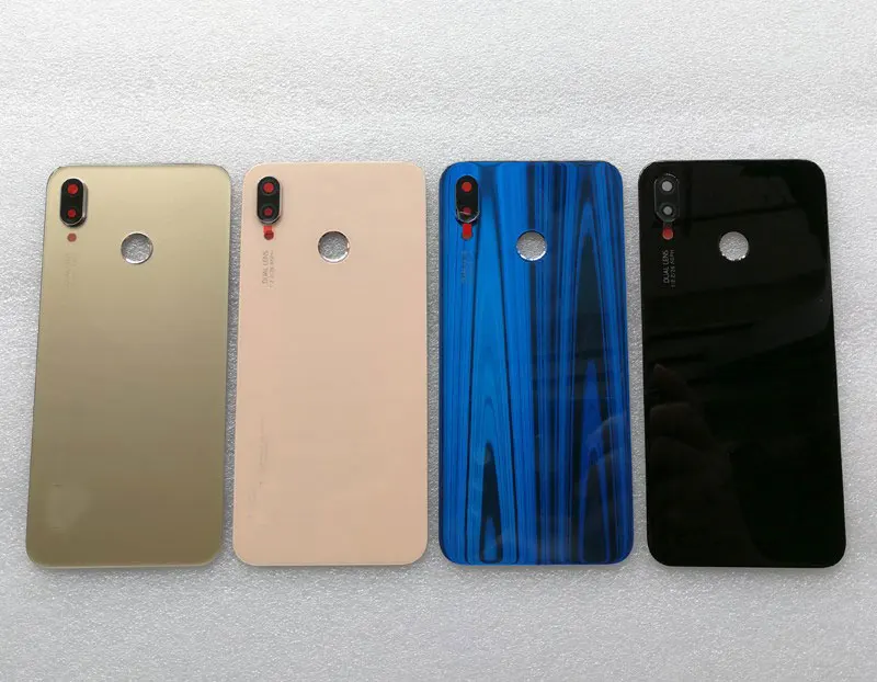 Оригинальное закаленное стекло задняя крышка для huawei P20 Lite/Nova 3e запасные части