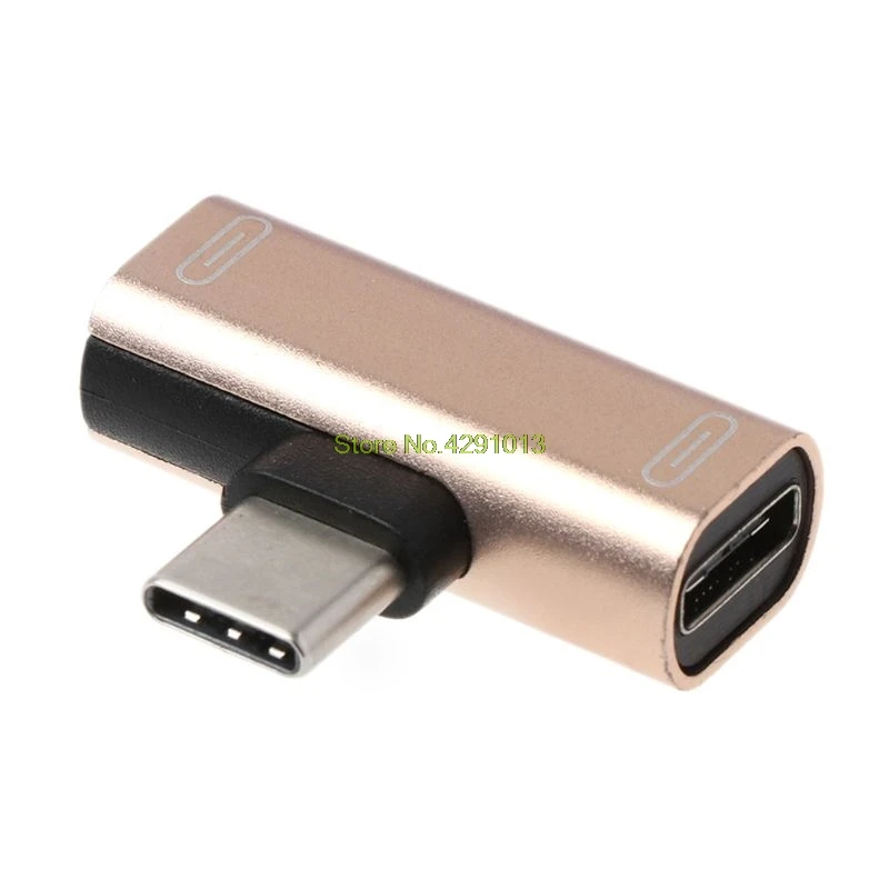 Двойной тип C USB-C наушники аудио зарядка зарядное устройство адаптер сплиттер конвертер для Xiaomi Прямая Поддержка