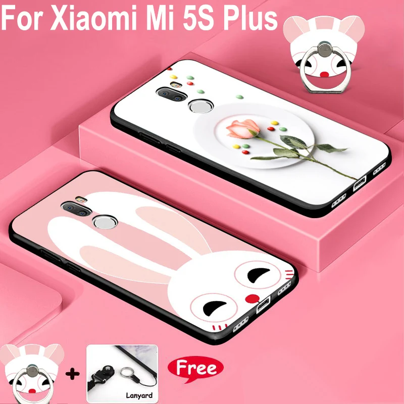 Чехлы для телефонов coque Xiaomi Mi 5S Plus мягкий силиконовый чехол 5 S plus сумка mi5splus чехлы