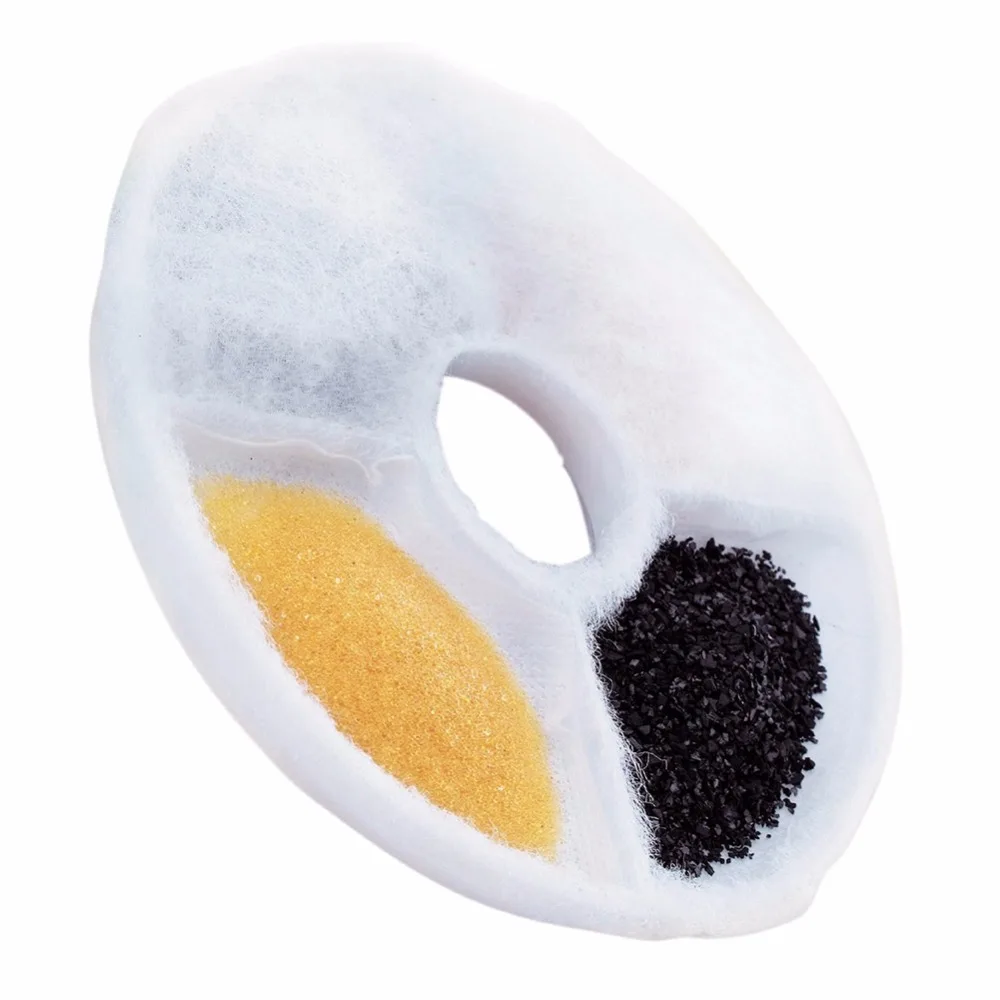 1 шт. сменный фонтан для животных фильтр фонтана воды активированный уголь