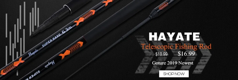 Goture Hayate Телескопический комплект удочек 3,6 м-7,2 м Перетяжка 5 кг пресноводная Удочка с бесплатной рыболовной поплавковой установкой наконечник Карп удочка