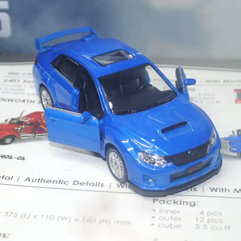 UNI 1/36 масштаб оттягивающийся автомобиль игрушки SUBARU Wrx sti литья под давлением металлическая модель автомобиля игрушка для подарка/детей/коллекции