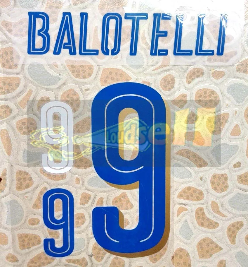 Антикварное серебро Италия Дом CHIELLINI DE ROSSI Пирло Балотелли ВЕРРАТТИ INSIGNE BERBARDESCHI nameset футбольная нашивка футбольный значок - Цвет: Антикварное серебро