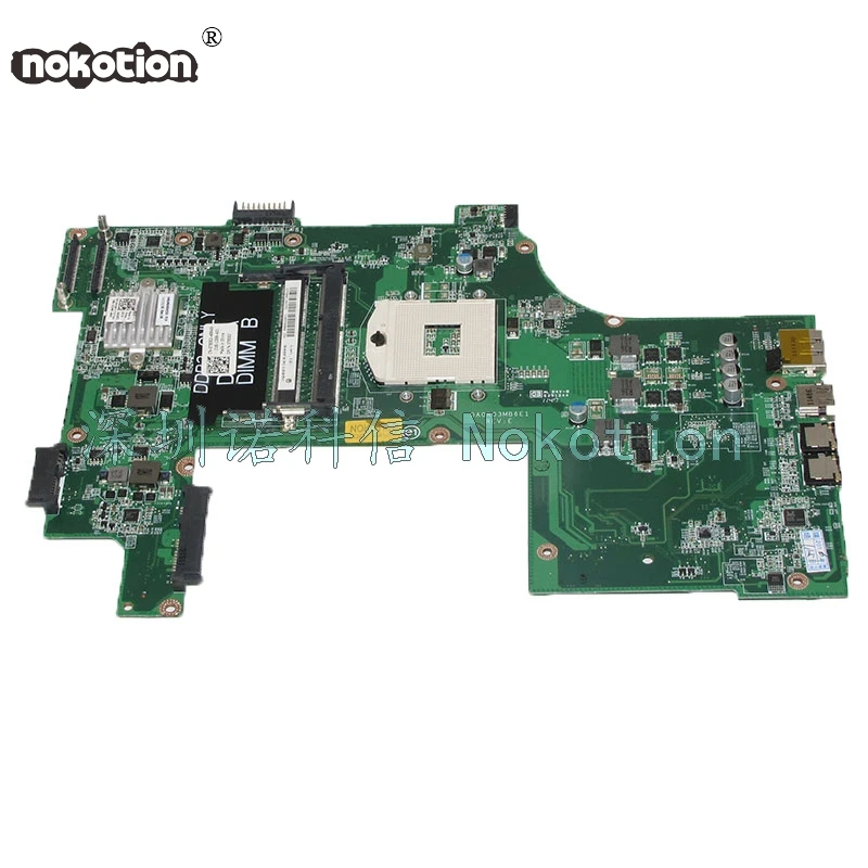 

NOKOTION DA0R03MB6E1 CN-07830J 07830J 7830J For Inspiron 17R N7110 laptop motherboard HM67 DDR3 Mainboard