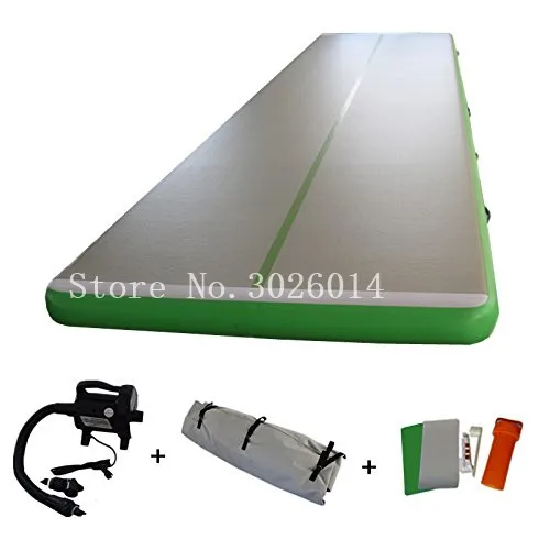 

Free Shipping 10*1*0.2m Air Track Inflatable Gymnastics Tumbling Air Track Mat with Electric Air Pump For Sale