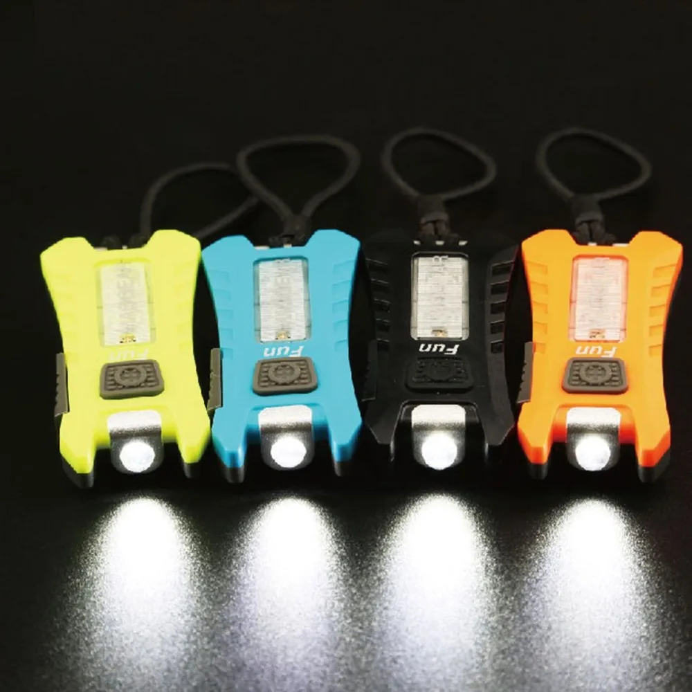 Новое поступление брелок с зажимом USB перезаряжаемая кнопка для ключей легкая