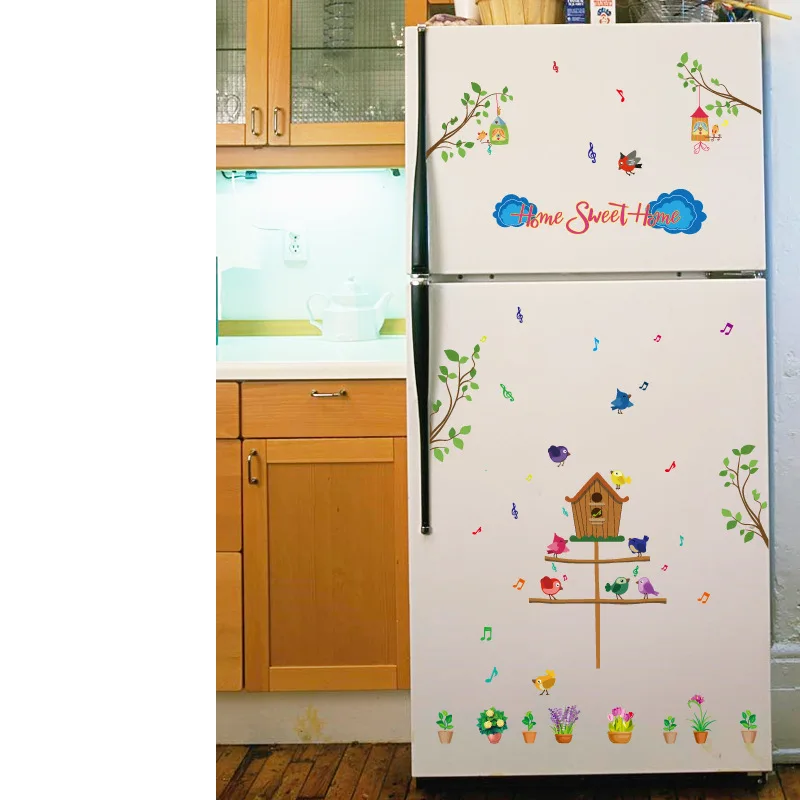 Детская комната самоклеящиеся наклейки мультфильм стены Детский сад для птица