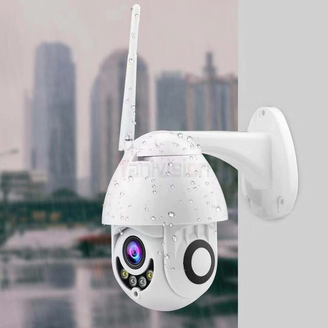 5MP 4X Zoom H.265 + ONVIF Беспроводная PTZ наружная P2P купольная ip-камера WiFi Обнаружение