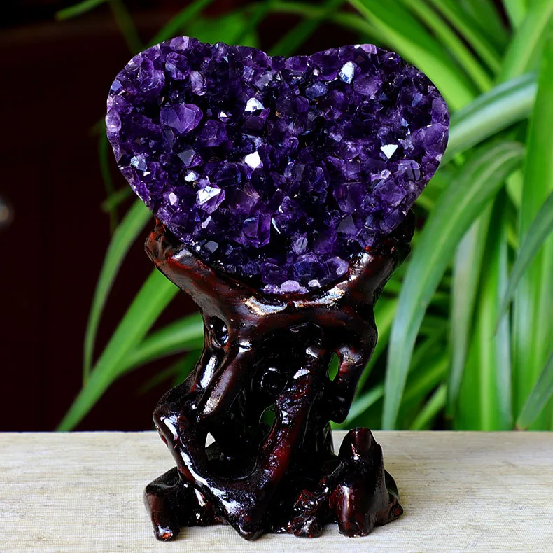 

800-1000g Natural amethyst cluster amethyst cave block original stone agate crystal decoration gift items