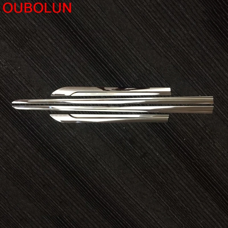 OUBOLUN ABS Chrome для PEUGEOT 308 хэтчбек 2014 2015 2016 внешний корпус дверь боковая форма