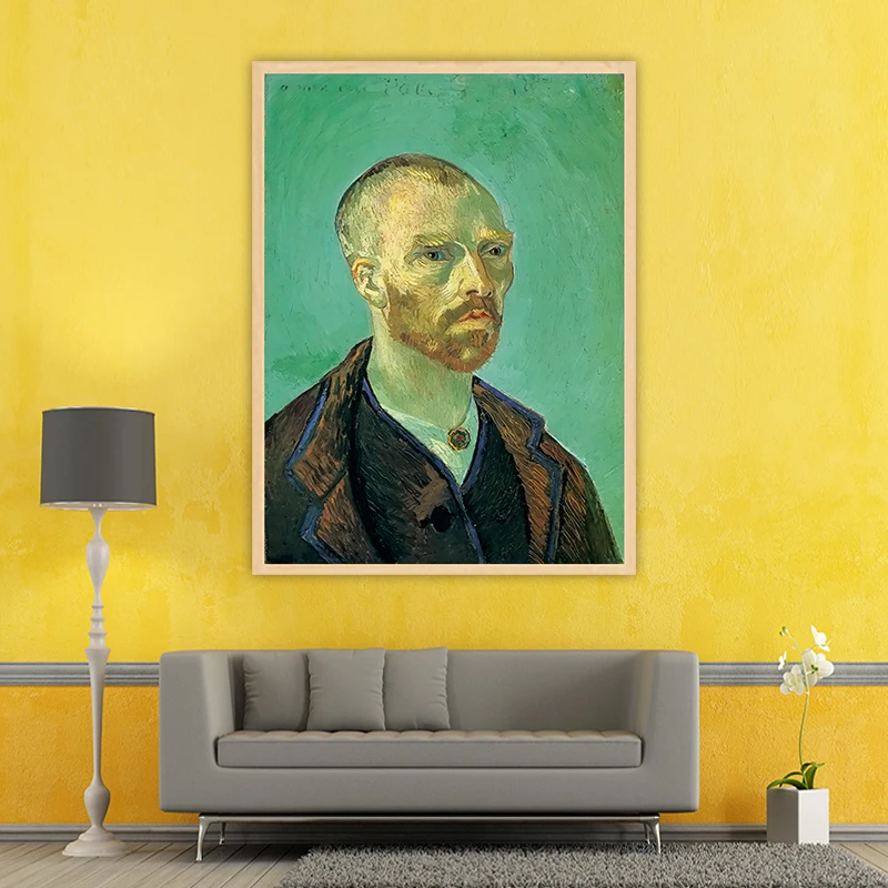 Автопортрет Ван Гога diy живопись по номерам художественная краска декоративный