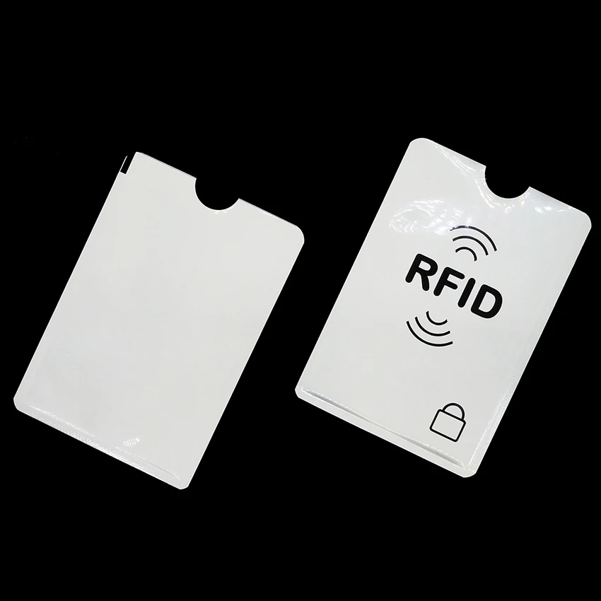 5 шт. RFID блокирующий держатель для карт женщин и мужчин ID Кредитная карта Rfid