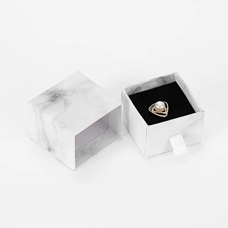 Marble 5x5x4cm Розовый коричневый ящик из крафт-бумаги, коробка для ювелирных изделий, черные коробки для ювелирных изделий, упаковка браслета, подарочные коробки для ювелирных изделий, для колец, дисплей - Цвет: Marble 5x5x4cm
