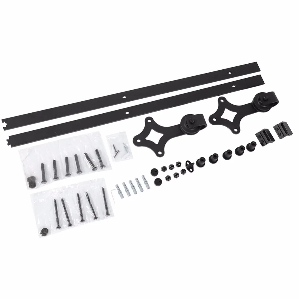 6 футов рельсы раздвижные двери подвесные для тяжелых условий эксплуатации