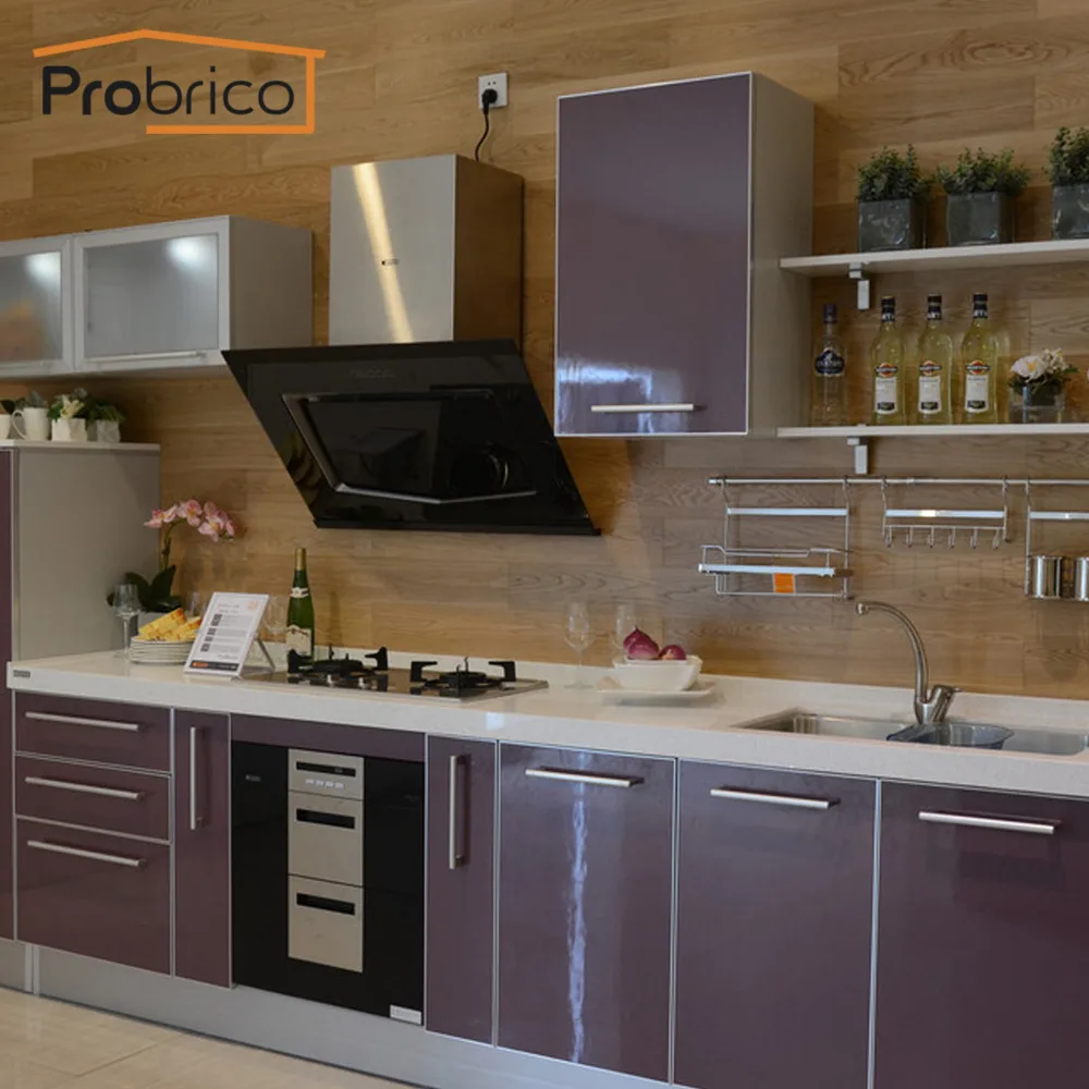 Probrico 10 шт. кухонные ручки для шкафа современный комод шкаф буфет Тянет дверные ручки из нержавеющей стали для гардероба