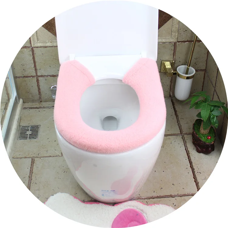 2018 Thickening Universal Buttons Toilet Mat Socket Set of Sanitary Articles | Дом и сад