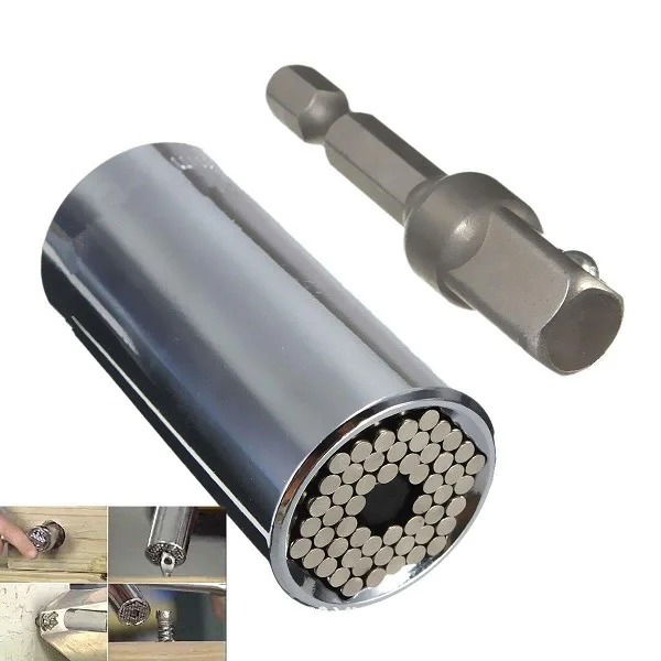 

NEW 2pc/set 1/4"-3/8" (7mm-19mm) Universal Socket Multi-Function Sockets