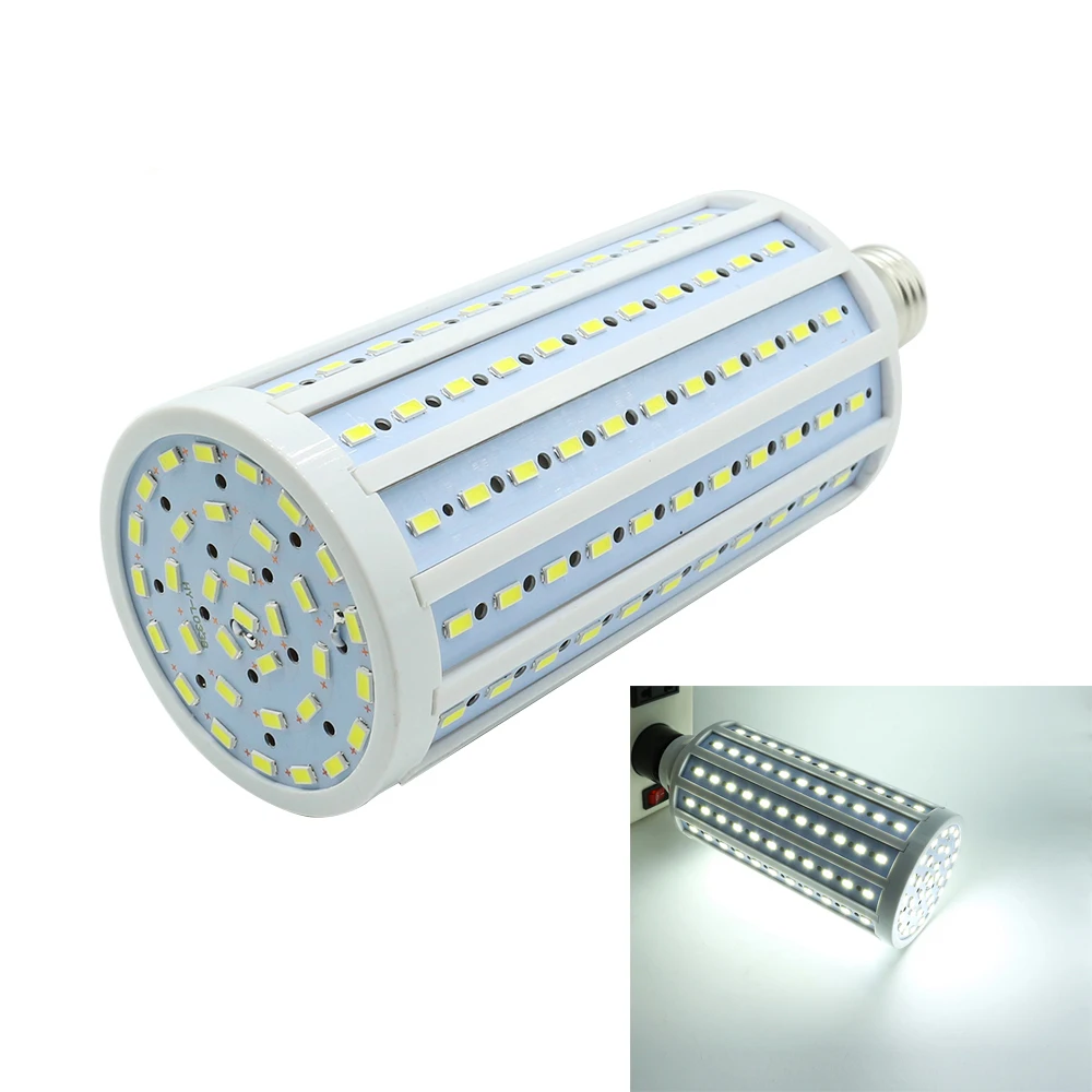Светодиодная лампа кукуруза высокой мощности E27 5730 SMD сверхъяркая 220 В светильник
